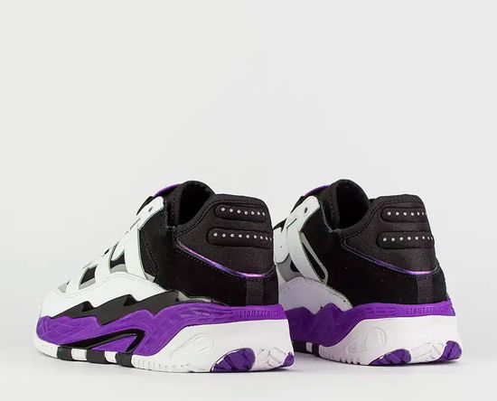 Кроссовки Adidas Niteball  White/Purple