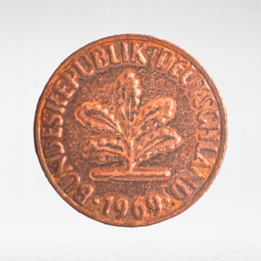 Germany, 1 Pfennig, 1969, (Munich Mint - "D"), VF