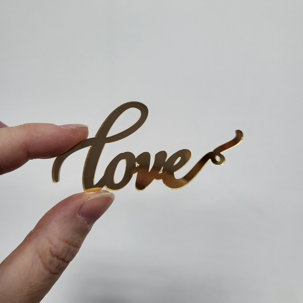 Декор акриловый Love #4