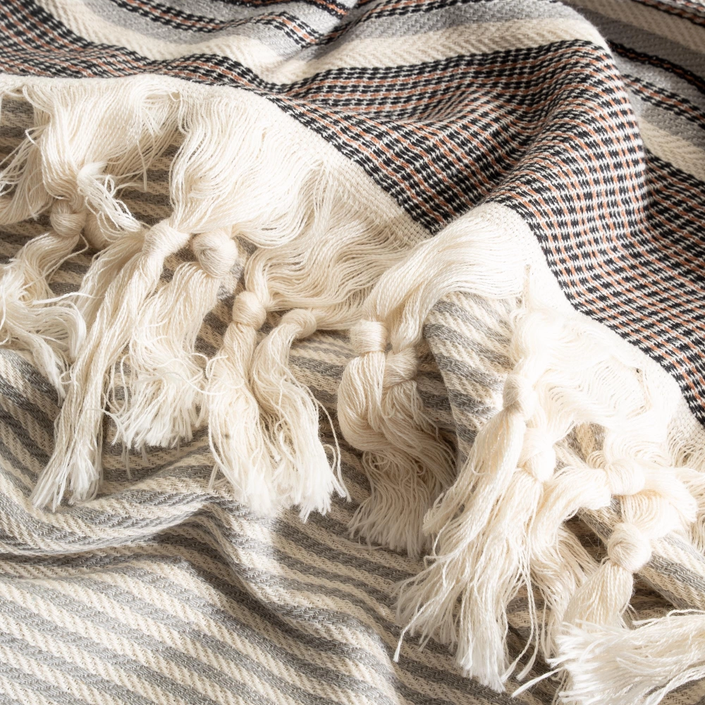 Пештемаль из органического хлопка Arya 90x180 | черный