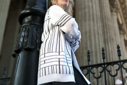 Кардиган с планкой