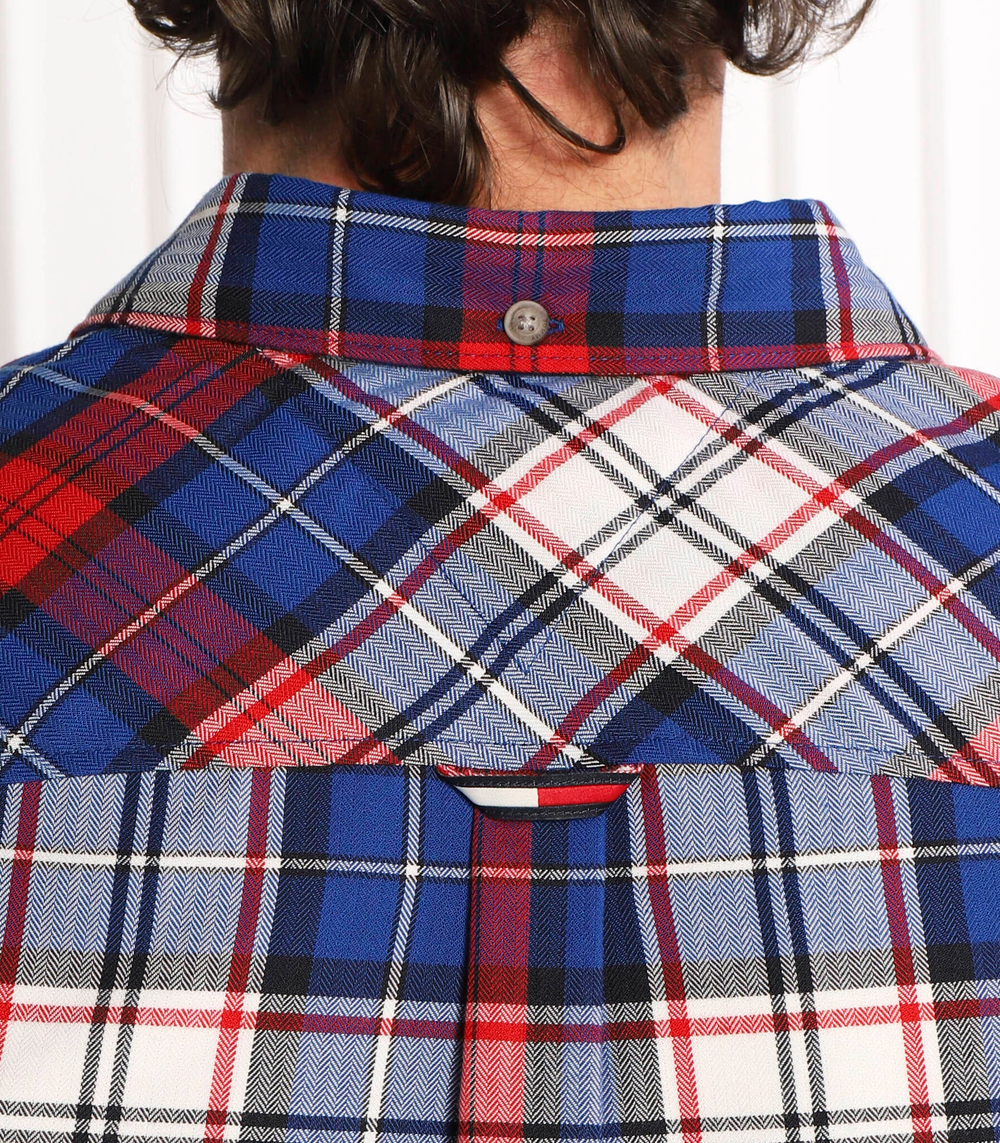 рубашка check flannel Tommy Jeans - разноцветная(DM0DM15114)