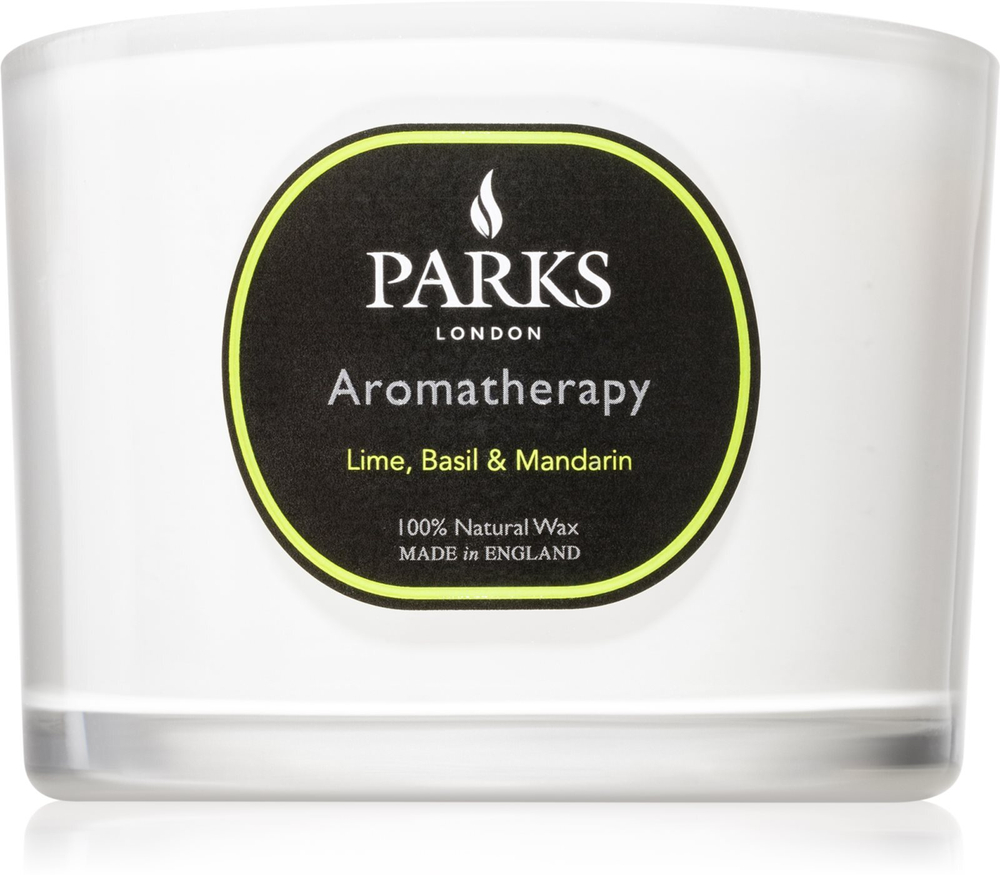 Parks London Aromatherapy Lime, Basil & Mandarin - ароматическая свеча /   350  g  / GTIN 5039143024395