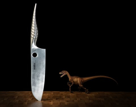 Нож кухонный Сантоку 17см Samura Reptile