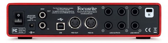 FOCUSRITE Scarlett 6i6 2nd Gen USB