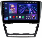 Магнитола для Skoda Octavia A5 2004-2013 (рамка черная глянцевая) - Teyes CC3L на Android 10, 8-ядер, CarPlay, 4G SIM-слот