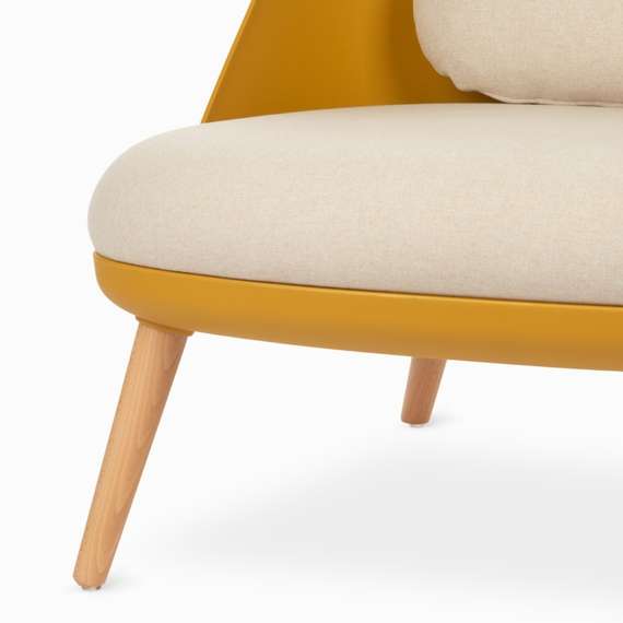 Кресло Nest желтое