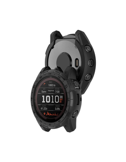 Защитный бампер чехол для часов Garmin Fenix 7X, Tactix 7 / 7 Pro, Enduro 2 материал TPU (Черный)