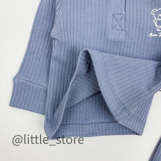 Комплект "Original" из фактурного хлопка, Туман