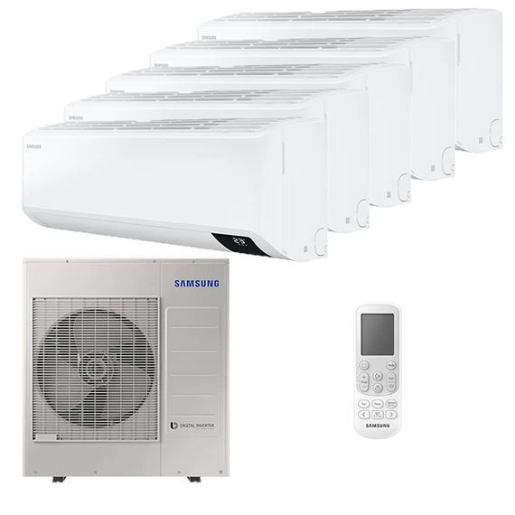 Мультисплит система на 5 комнат Samsung AJ020TNTDKH/EA x 5 / AJ100TXJ5KH/EA