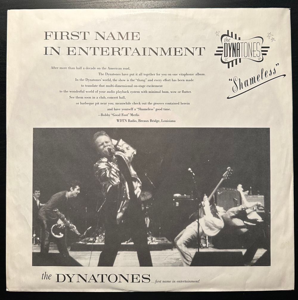 The Dynatones - Shameless (Европа 1988г.)