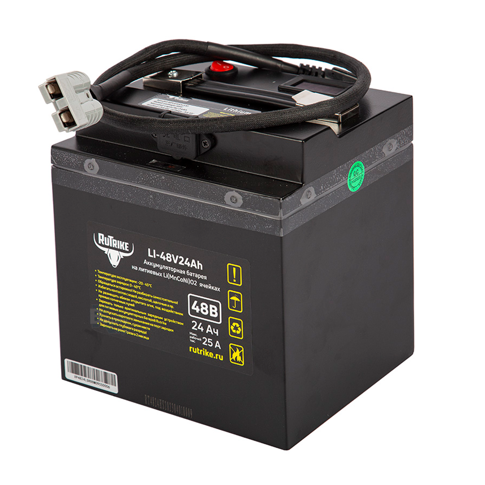 Литиевый Аккумулятор RuTrike (MnCoNi) 48V24A/H