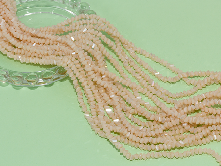 Нить бусин для украшений 4мм (ювелирное стекло)