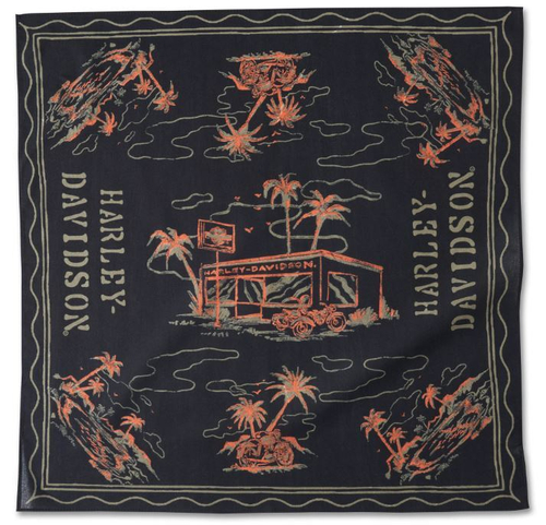 Бандана Aloha Bandana Harley-Davidson (Красный)