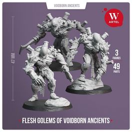 Комплект миниатюр Flesh Golems of Voidborn Ancients