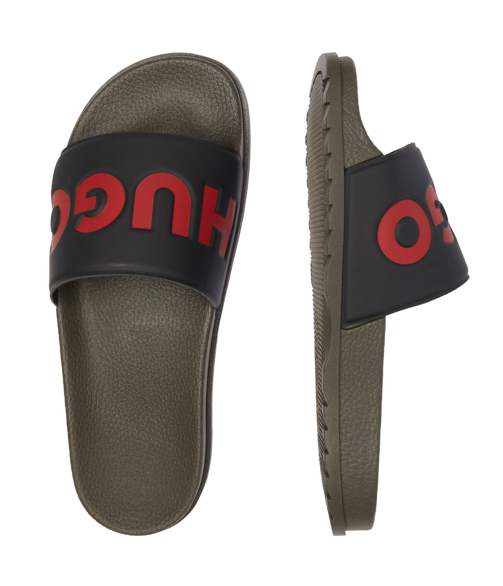 Шлепанцы Match_it_Slid_rblg_N HUGO - черный(50498352)