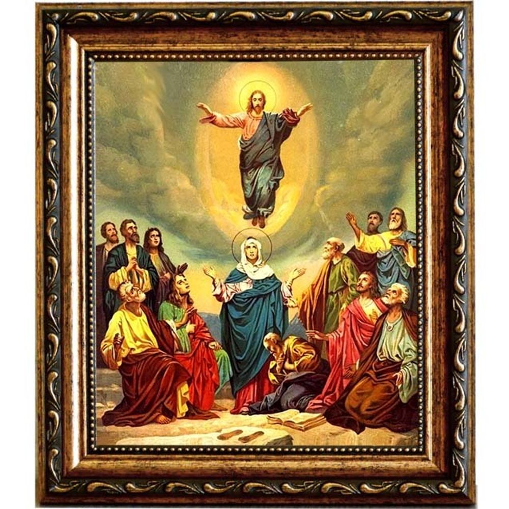 Вознесение Господне. Икона на холсте.