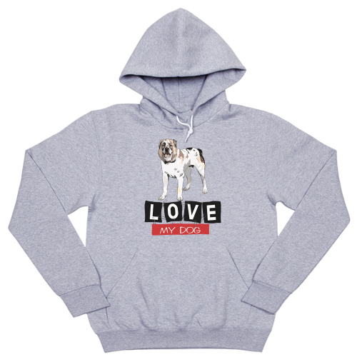 Толстовка "Люблю моего Алабая"