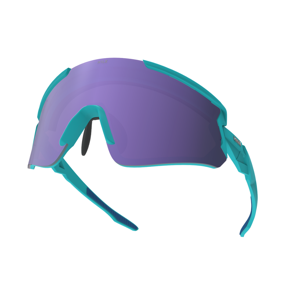 Спортивные очки HILX Ronin Matt Aqua Green / Purple Polarized Lens