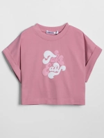 Розовый костюм для девочки с леггинсами