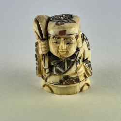 Статуэтка нэцкэ Эбису с мешком