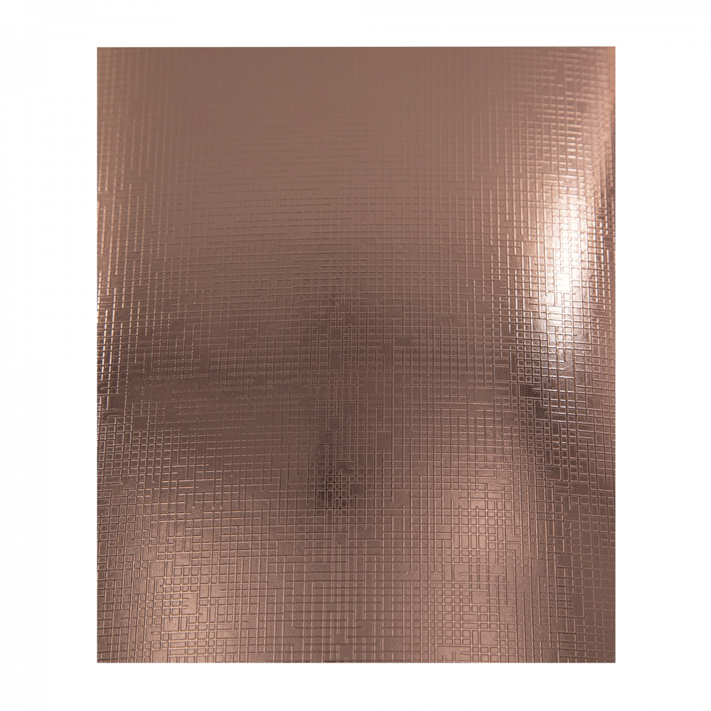 Тетрадь 48л., А5, клетка, Alingar "Gold metallic", скрепка, дизайнерский картон, тиснение "лён", блок офсет, 100% белизна