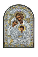 Св. Семейсвто, икона арочная, пластик 48x65