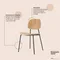 Стул Letto светлое дерево