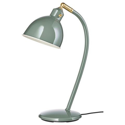IKEA RÖDFLIK  (ИКЕА РÖДФЛИК)  -  Настольная лампа, серо-зеленая