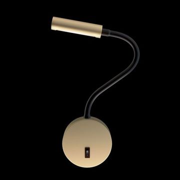 Настенный светодиодный светильник C035WL-L3MG3K матовое золото Stem Maytoni