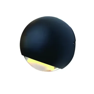 Настенный уличный светильник 3W 3000K 4391-1W черный Linse Favourite