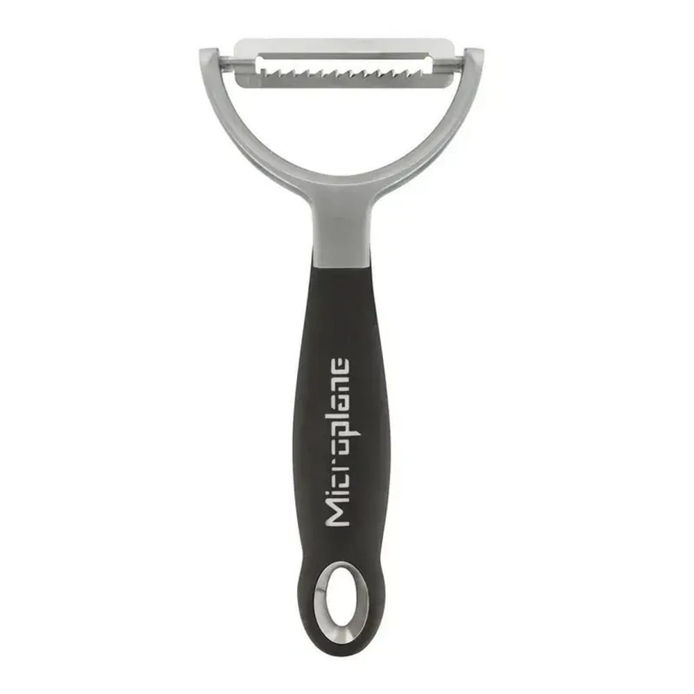 Microplane Горизонтальная овощечистка Y julienne черная