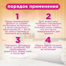 Спрей Brizberry ( Apicenna ) Приучение к туалету для собак, 250 мл