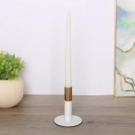 Подсвечник «GLOSS» 8*10 см, Белый/золото