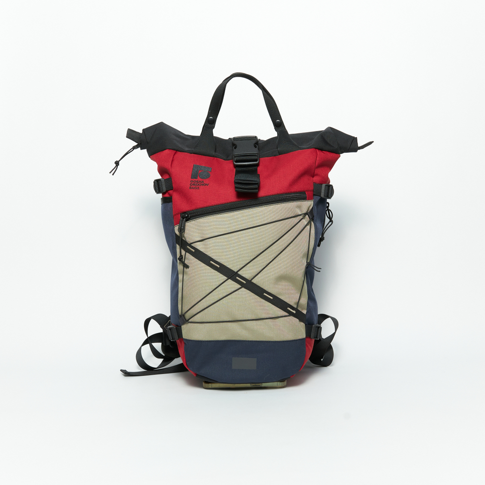 Рюкзак Rolltop Grubo 500 M степной/чернильный/темный алый