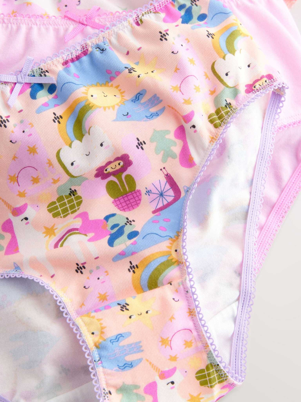 Трусы для девочки Next E88-272, 7 шт., Розовый, Голубой