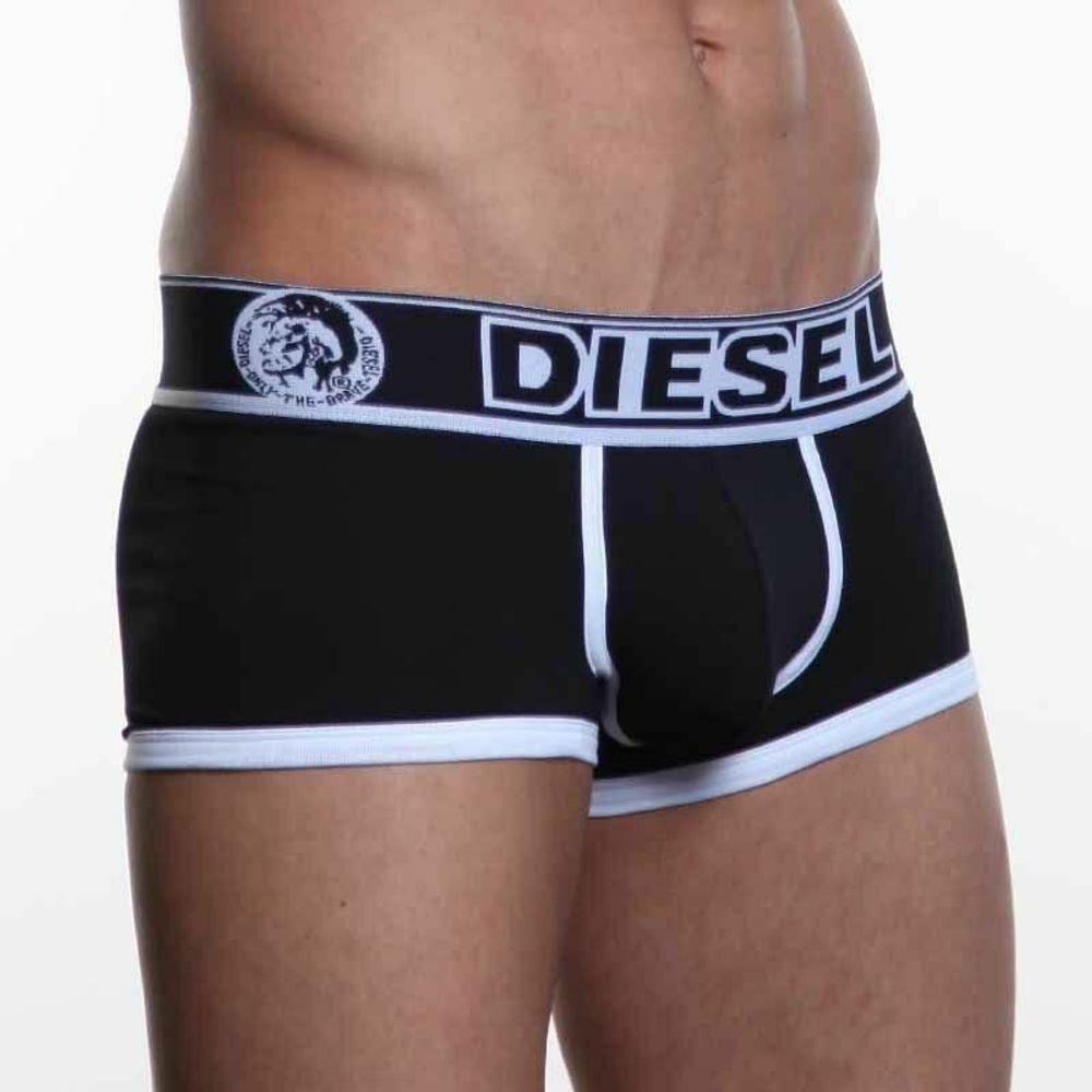 Мужские трусы боксеры черные Diesel Only the Brave Black Boxer