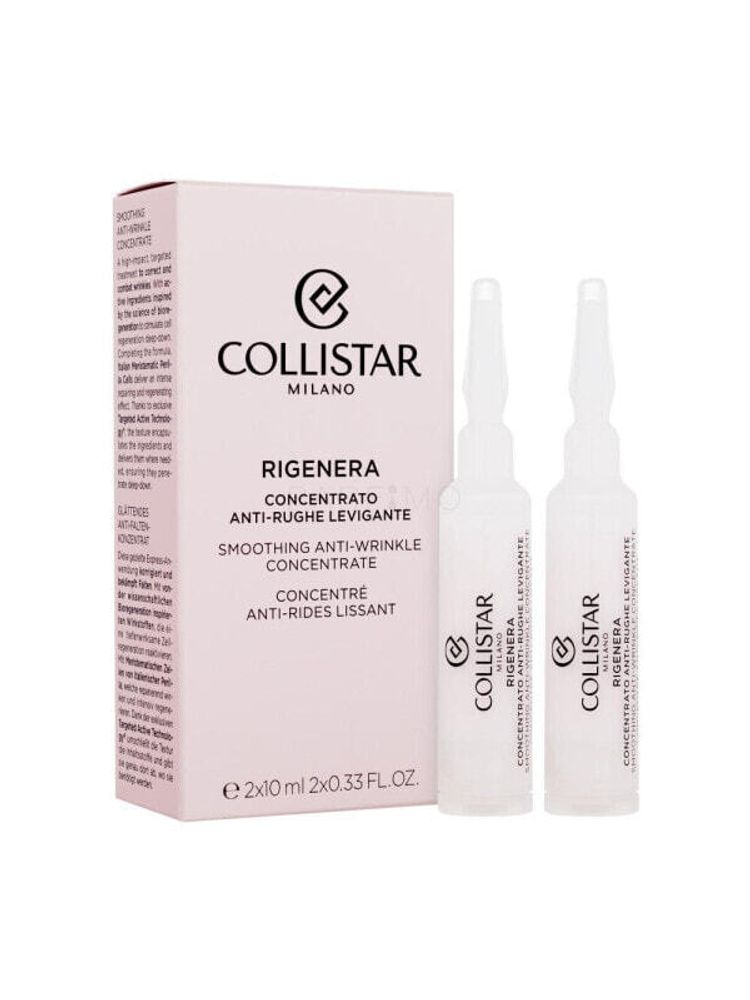 Сыворотки, ампулы и масла Collistar Rigenera Smoothing Anti-Wrinkle Concentrate 2x10 ml gesichtsserum Feine Linien &amp; Falten für Frauen