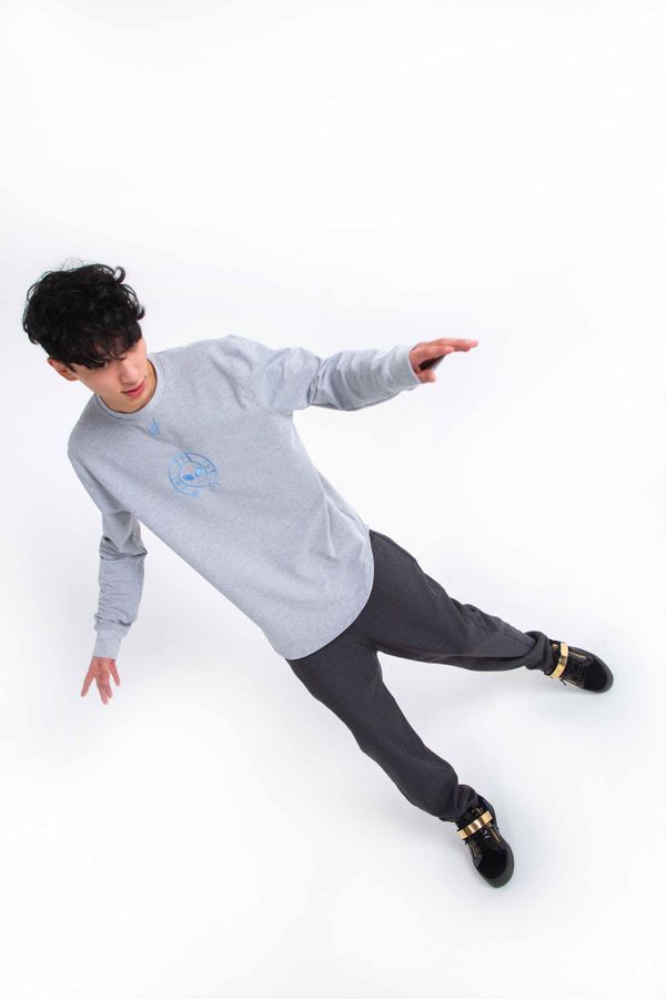 Лонгслив UFO Серый - фото 3