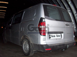 Фаркоп оцинкованный Galia H077C для Hyundai Starex 2008-, Hyundai H1 2008-(паспорт и сертификат в комплекте)(без электрики)