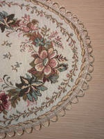 Набор декоративных гобеленовых салфеток "Цветочная поляна" (1+6 шт.)