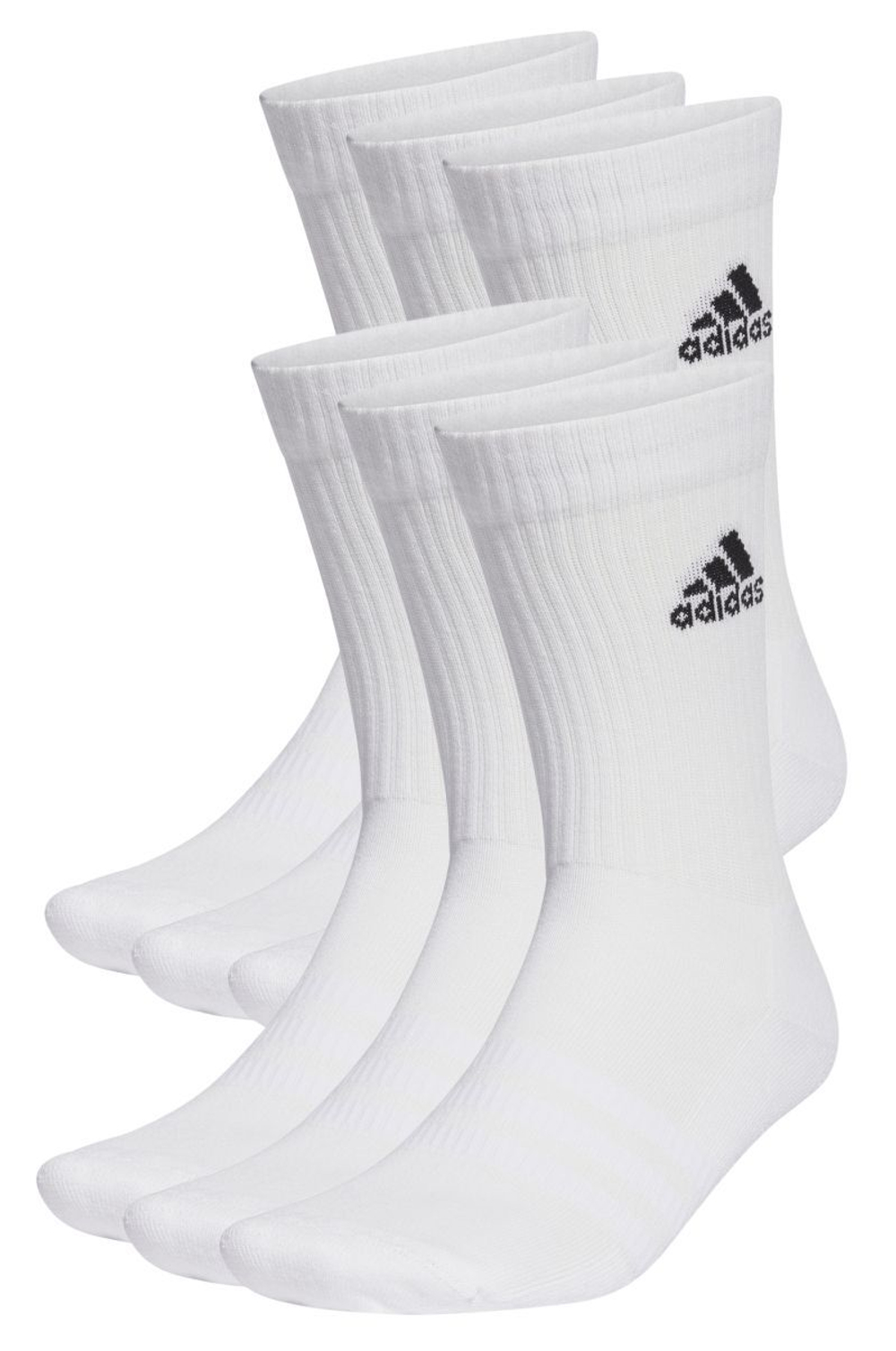 Теннисные носки Adidas Cushioned Sportswear Crew Socks 6P - белый