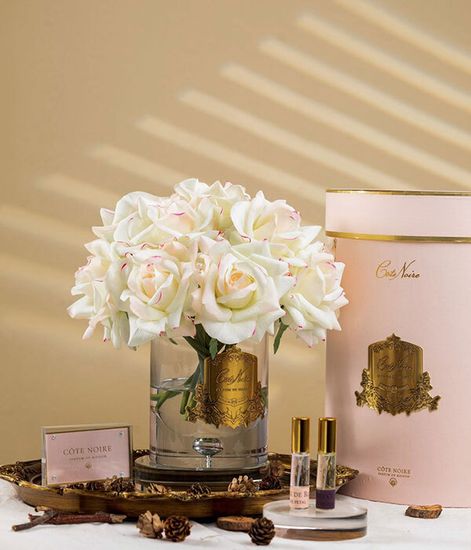 Большой букет роз бледно-розовый, Cote Noire