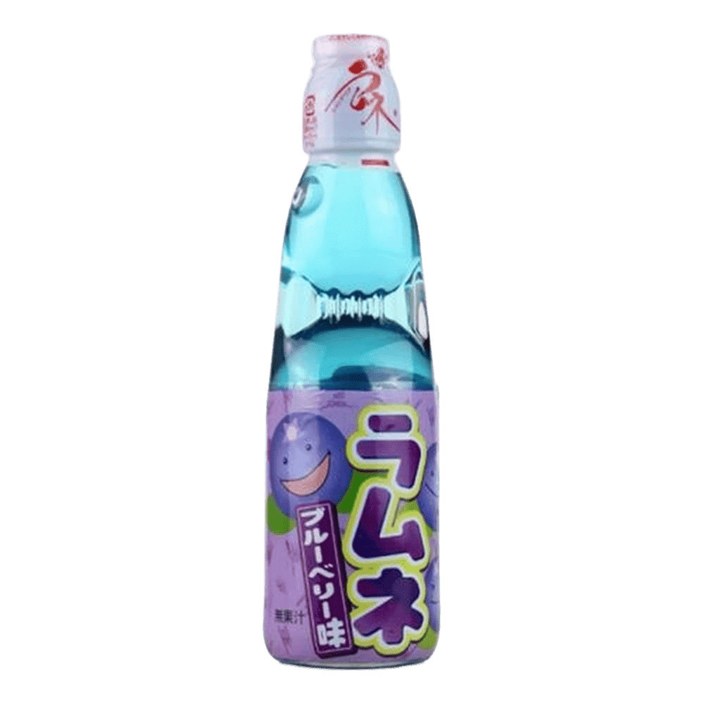 Ramune Газированный напиток со вкусом Черники, 200 мл