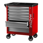 МАСТАК (521-07580R) Тележка инструментальная, 7 выдвижных ящиков, "НОВА", красная