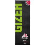 Бумага для сигарет блок "Gizeh" Black Fine Cut Corners 18.5г/м 50л*25шт