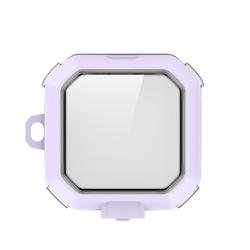 Чехол с рамками фиолетового цвета из TPU и PC для наушников Samsung Buds4 и Buds 4 Pro, серия SECD Series Case от Dux Ducis