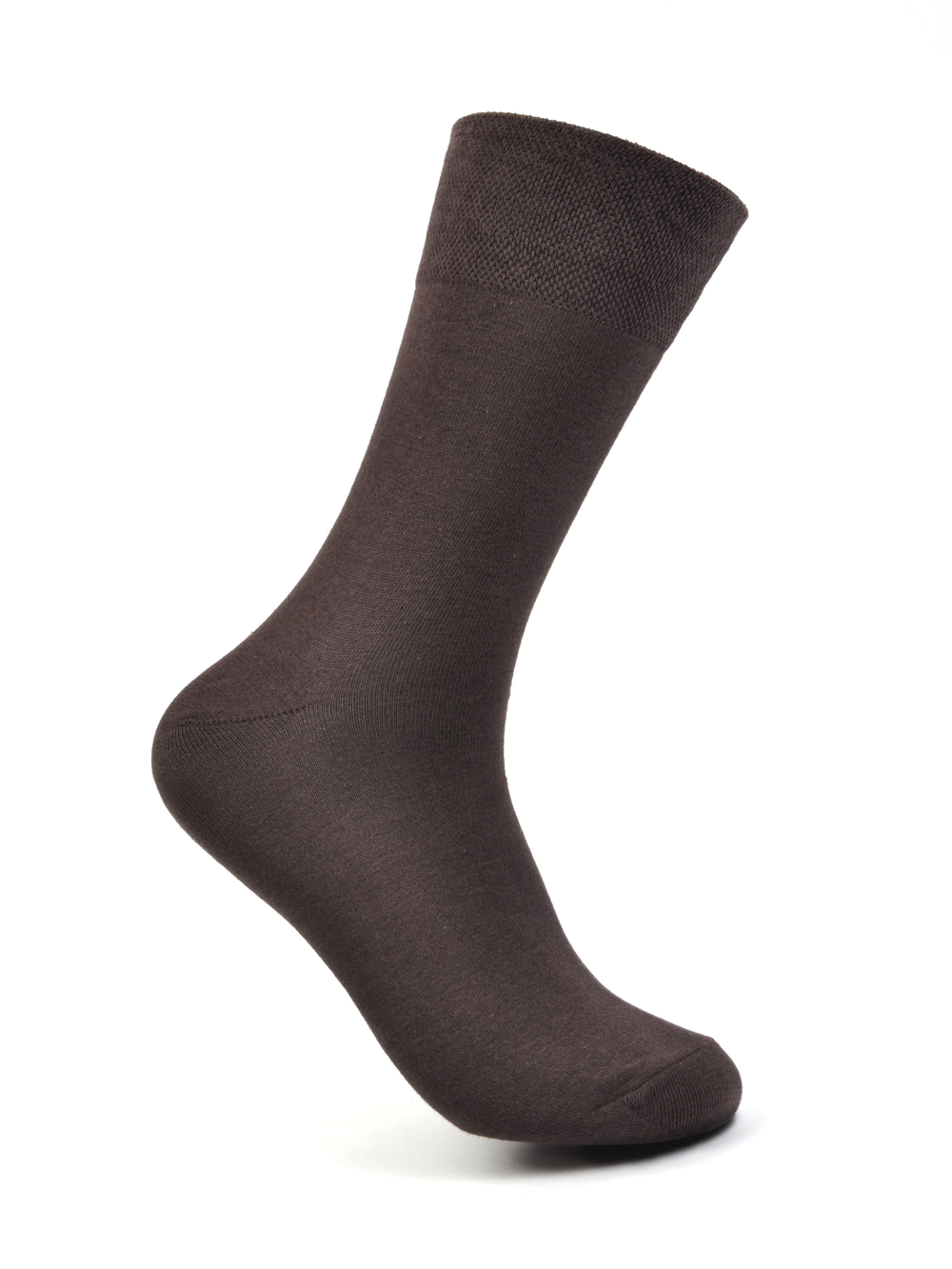 Носки высокие мужские, набор 3 пары, коричневый