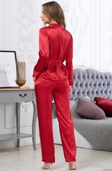 Брючный комплект для дома  Mia-Amore  DOROTHY ДОРОТИ 8706 красная