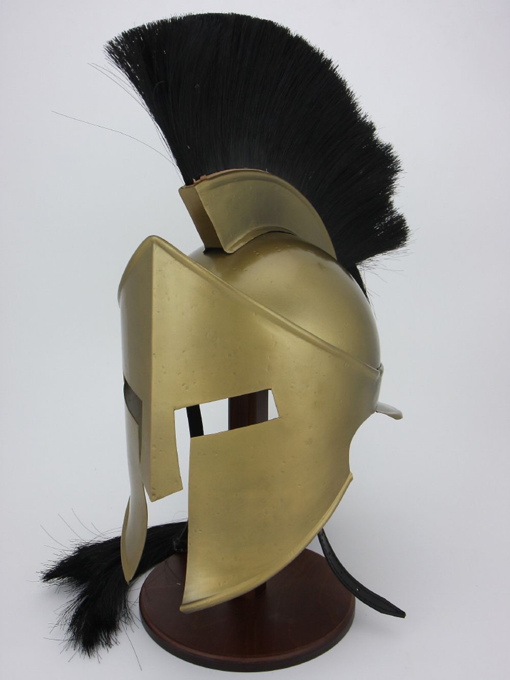Nautical Шлем Спартанский Царь Леонид с черным плюмажем